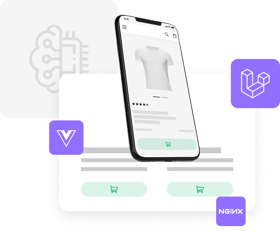 We use <span> advanced technologies </span> for development